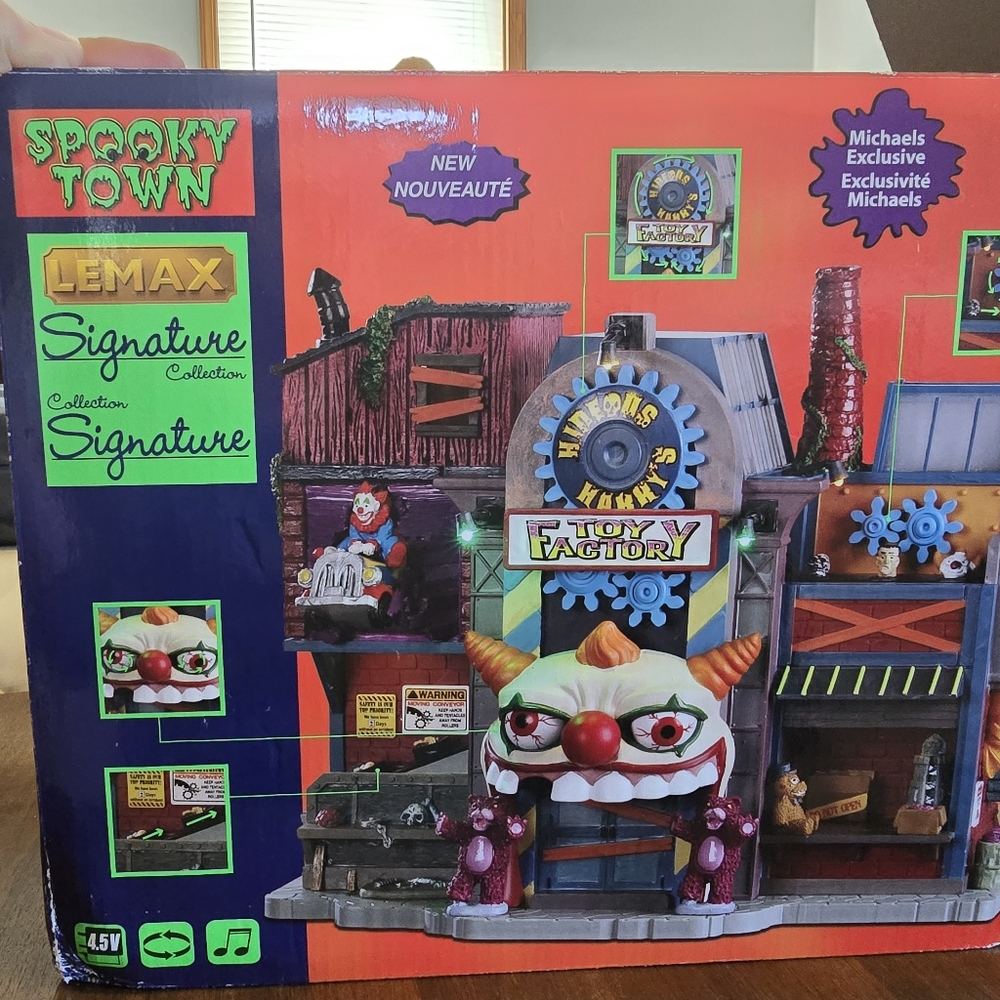 2020 Lemax Halloween Spooky Town Hideous Harry's Toy Factory MIB/NRFB